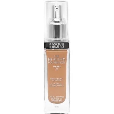 Physicians Formula The Healthy Foundation SPF 20 MEDIUM NEUTRAL 4 – Langanhaltende Leichte Aufbaubare Flüssige Foundation mit Aufhellungskomplex & Hyaluronsäure – Satin Finish Physicians Formula The Healthy Foundation SPF 20 MEDIUM NEUTRAL 4 – Langanhaltende Leichte Aufbaubare Flüssige Foundation mit Aufhellungskomplex & Hyaluronsäure – Satin Finish
