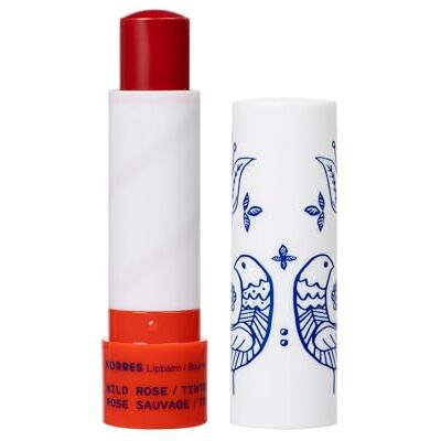 KORRES Wild Rose Lip Balm, getönt rot, nährend, vegan, 4,5g Lippenpflege mit Johanniskrautöl, dermatologisch getestet, silikon- & parabenfrei, feuchtigkeitsspendend & pflegend KORRES Wild Rose Lip Balm, getönt rot, nährend, vegan, 4,5g Lippenpflege mit Johanniskrautöl, dermatologisch getestet, silikon- & parabenfrei, feuchtigkeitsspendend & pflegend
