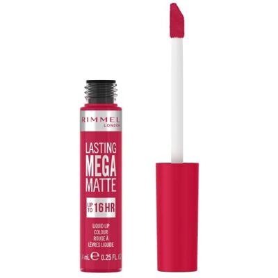 Rimmel London , Lasting Mega Matte, fester Lippenstift, 910, Fuchsia Flush, 7,4 ml Rimmel London , Lasting Mega Matte, fester Lippenstift, 910, Fuchsia Flush, 7,4 ml