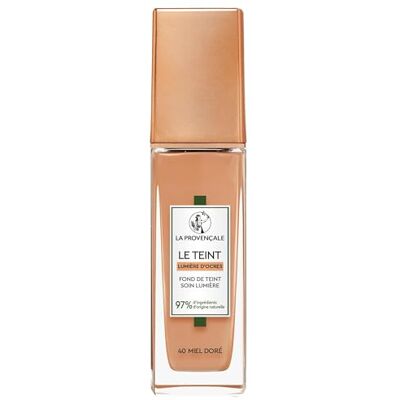 La Provençale – Le Foundation Pflegeleicht – 97% Inhaltsstoffe natürlichen Ursprungs – mittlere Deckkraft – für alle Hauttypen – mit Bio-Olivenöl AOP Provence – Farbton 40 Honig Golden – 30 ml La Provençale – Le Foundation Pflegeleicht – 97% Inhaltsstoffe natürlichen Ursprungs – mittlere Deckkraft – für alle Hauttypen – mit Bio-Olivenöl AOP Provence – Farbton 40 Honig Golden – 30 ml