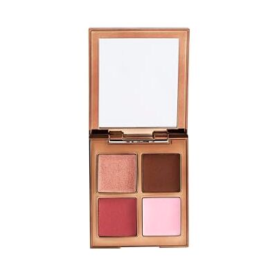MASQMAI Glow Me Up Face Palette, Make-up-Palette mit Highlighter, Kontur und Rouge, 4 Farbtöne MASQMAI Glow Me Up Face Palette, Make-up-Palette mit Highlighter, Kontur und Rouge, 4 Farbtöne