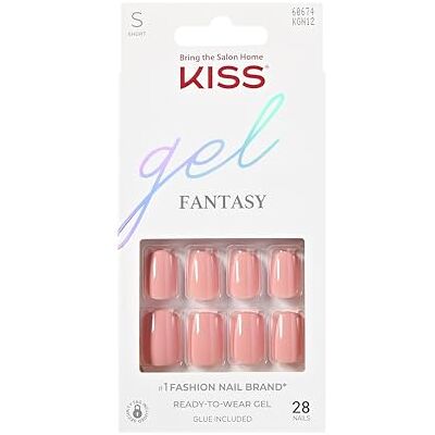 Kiss Gel Fantasy "Ribbons" Press On Kunst-Nägel, Rosa Corral, Kurz, Set 28 Press-On Kunstnägel in Rosa Corral, kurze Form, Salonqualität, einfach aufkleben, inkl. 2 g Nagelkleber & Mini-Feile Kiss Gel Fantasy "Ribbons" Press On Kunst-Nägel, Rosa Corral, Kurz, Set 28 Press-On Kunstnägel in Rosa Corral, kurze Form, Salonqualität, einfach aufkleben, inkl. 2 g Nagelkleber & Mini-Feile