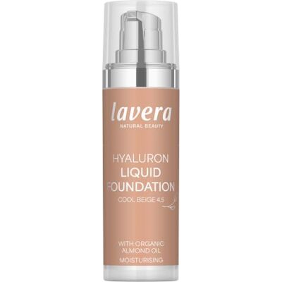 lavera Hyaluron Liquid Foundation Cool Beige 4.5 30 ml lavera Hyaluron Liquid Foundation Cool Beige 4.5 30 ml