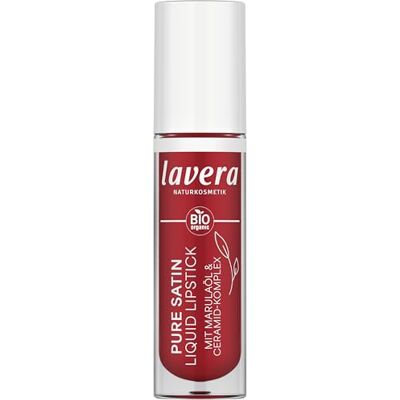 lavera Pure Satin Liquid Lipstick Poppy Red 01 lavera Pure Satin Liquid Lipstick Poppy Red 01