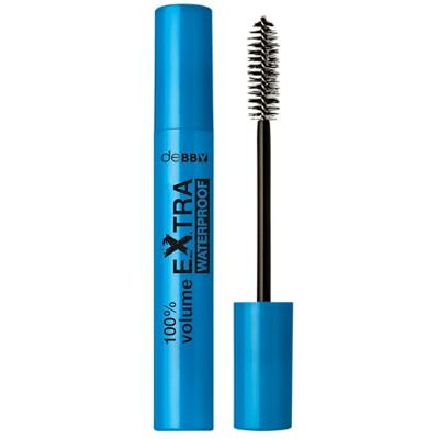 Debby , 100% Volumen Extra Waterproof, Volumizing Mascara, wasserbeständig, Multiplizierender Wimperneffekt, Maxi Applikator für ein Finish ohne Verklumpen, kein Verwischen, 14,5 ml Debby , 100% Volumen Extra Waterproof, Volumizing Mascara, wasserbeständig, Multiplizierender Wimperneffekt, Maxi Applikator für ein Finish ohne Verklumpen, kein Verwischen, 14,5 ml