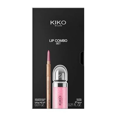 Kiko Milano Lip Combo Set 02, Lippen-Set: Feuchtigkeitsspendender Lipgloss Und Passender Lipliner Kiko Milano Lip Combo Set 02, Lippen-Set: Feuchtigkeitsspendender Lipgloss Und Passender Lipliner