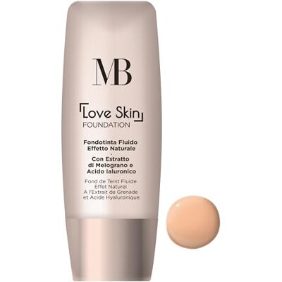 MB MILANO Foundation Love Foundation – Light Beige 02 – leicht & natürlich – spendet Feuchtigkeit & Illumine MB MILANO Foundation Love Foundation – Light Beige 02 – leicht & natürlich – spendet Feuchtigkeit & Illumine