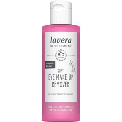 lavera Soft Eye Make-up Remover 100 ml Für die sensible Augenpartie, Bio-Aloe Vera & Bio-Sanddorn, ohne Silikone & Mineralöl, glutenfrei, vegan lavera Soft Eye Make-up Remover 100 ml Für die sensible Augenpartie, Bio-Aloe Vera & Bio-Sanddorn, ohne Silikone & Mineralöl, glutenfrei, vegan