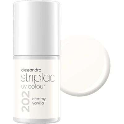 alessandro Striplac UV-Nagellack Creamy Vanilla Deckend & Kratzfest bis zu 15 Tage Leichtes Auftragen Schonende Abziehtechnologie Vegan Nude, 6,5ml alessandro Striplac UV-Nagellack Creamy Vanilla Deckend & Kratzfest bis zu 15 Tage Leichtes Auftragen Schonende Abziehtechnologie Vegan Nude, 6,5ml