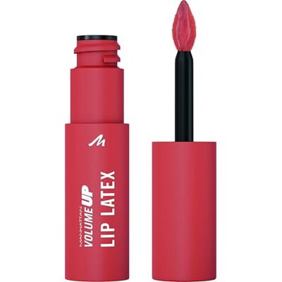 Manhattan Volume Up Lip Latex, flüssige Lippenfarbe mit Lip-Stain-Effekt und Latex-Glanz, feuchtigkeitsspendend, Lip-Stain färbt nicht ab, Fb. 200 So Peachy, 6 ml Manhattan Volume Up Lip Latex, flüssige Lippenfarbe mit Lip-Stain-Effekt und Latex-Glanz, feuchtigkeitsspendend, Lip-Stain färbt nicht ab, Fb. 200 So Peachy, 6 ml