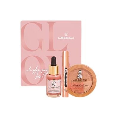 La Provençale Le Glow d'Iris Mittenaere Set – Make-up & Pflege – Mehrzweck-Serum Booster d'Eclat – Das Pulver Glanz L'Instant Doré – Le Mascara Volume Ardent La Provençale Le Glow d'Iris Mittenaere Set – Make-up & Pflege – Mehrzweck-Serum Booster d'Eclat – Das Pulver Glanz L'Instant Doré – Le Mascara Volume Ardent