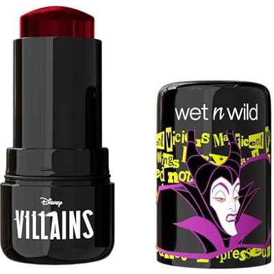 Wet n Wild x Disney Villains Jelly Blush, Aufbaubares Gel-Rouge, Dewy Glow Finish Inspiriert von Maleficent, Fiery Wet n Wild x Disney Villains Jelly Blush, Aufbaubares Gel-Rouge, Dewy Glow Finish Inspiriert von Maleficent, Fiery