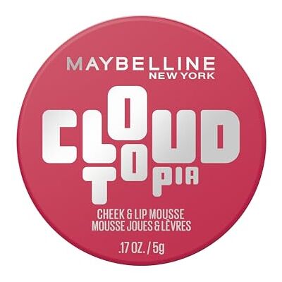 MAYBELLINE New York Cloudtopia Wangen- & Lippen Mousse, 2-in-1 Blush & Lippenfarbe für 14H Halt, Luftig-leichte Textur & mattes Finish, Nr. 02 Ethereal Rouge, 5g MAYBELLINE New York Cloudtopia Wangen- & Lippen Mousse, 2-in-1 Blush & Lippenfarbe für 14H Halt, Luftig-leichte Textur & mattes Finish, Nr. 02 Ethereal Rouge, 5g