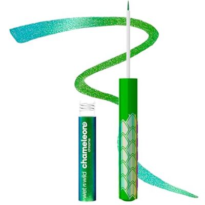 Wet n Wild , Chameleon Chrome Liquid Eyeliner, with Colourful Light-Catching Pigments and Precision Brush Tip for Versatile Looks, Effortless Application, Astro Pulse Wet n Wild , Chameleon Chrome Liquid Eyeliner, with Colourful Light-Catching Pigments and Precision Brush Tip for Versatile Looks, Effortless Application, Astro Pulse