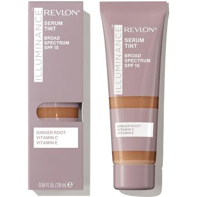 Revlon Illuminance Tinted Serum, Grundierungsserum Triple Hyaluronic Acid, vereinheitlicht den Hautton, hellt auf und spendet Feuchtigkeit für den ganzen Tag, SPF 15, 505 Rich Sand, 28 ml Revlon Illuminance Tinted Serum, Grundierungsserum Triple Hyaluronic Acid, vereinheitlicht den Hautton, hellt auf und spendet Feuchtigkeit für den ganzen Tag, SPF 15, 505 Rich Sand, 28 ml