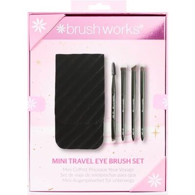 Brushworks Mini Travel Eye Brush Set Brushworks Mini Travel Eye Brush Set