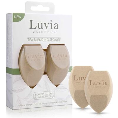 Luvia Cosmetics Make-up Schwamm-Set mit wertvollem Tee Make-up-Blender Diamond Shape Luvia Cosmetics Make-up Schwamm-Set mit wertvollem Tee Make-up-Blender Diamond Shape