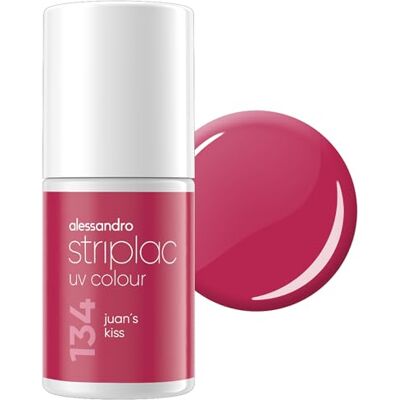 alessandro Striplac UV-Nagellack Juan's Kiss Deckend & Kratzfest bis zu 15 Tage Leichtes Auftragen Schonende Abziehtechnologie Vegan Pink, 6,5ml alessandro Striplac UV-Nagellack Juan's Kiss Deckend & Kratzfest bis zu 15 Tage Leichtes Auftragen Schonende Abziehtechnologie Vegan Pink, 6,5ml
