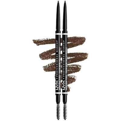 NYX - Micro Brow Pencil - Barna - Dual Ended - Brow Pencil NYX - Micro Brow Pencil - Barna - Dual Ended - Brow Pencil