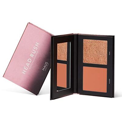 Haus Laboratories By Lady Gaga: HEAD RUSH BLUSH & HIGHLIGHTER DUO Mattes, farbechtes Rouge und leuchtender Highlighter, verschiedene Paletten, dosierbarer Glow, vegan und tierversuchsfrei 0.38 oz Haus Laboratories By Lady Gaga: HEAD RUSH BLUSH & HIGHLIGHTER DUO Mattes, farbechtes Rouge und leuchtender Highlighter, verschiedene Paletten, dosierbarer Glow, vegan und tierversuchsfrei 0.38 oz