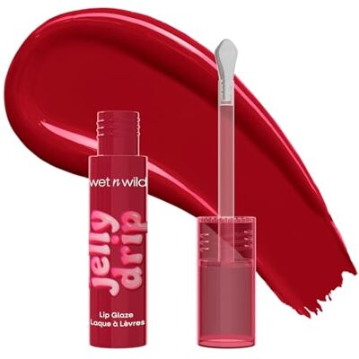 Wet n Wild , Jelly Drip Lip Glaze, High-shine Finish, Metal Applicator, Lightweight, Buildable Colour, Raspberry Crush Wet n Wild , Jelly Drip Lip Glaze, High-shine Finish, Metal Applicator, Lightweight, Buildable Colour, Raspberry Crush