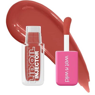 Wet n Wild , Plumping Lip Oil Injector, Aufpolsterndes Lippenöl für maximalen Glanz & Volumen, Mit Ingweröl & Capsicum, Leichte, nicht klebende Formel, Shimmer Me Baby Wet n Wild , Plumping Lip Oil Injector, Aufpolsterndes Lippenöl für maximalen Glanz & Volumen, Mit Ingweröl & Capsicum, Leichte, nicht klebende Formel, Shimmer Me Baby