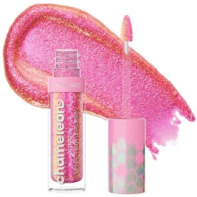 Wet n Wild Chameleon Chrome Lip Foil, Lichtreflektierender Lip Gloss, Schillerndes Finish für einen Multidimensionalen Glanz, Nicht Klebende Textur, Halo's Way Wet n Wild Chameleon Chrome Lip Foil, Lichtreflektierender Lip Gloss, Schillerndes Finish für einen Multidimensionalen Glanz, Nicht Klebende Textur, Halo's Way