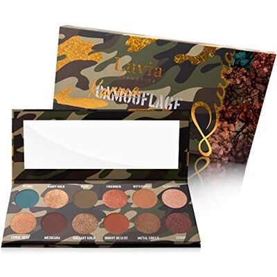 Luvia Cosmetics Luvia Professionelle Lidschatten Palette Karmaflage Eyeshadow Palette 12 Farben Matte, Schimmernde & Glitzernde Töne Geschenkidee Für Frauen Vegane Kosmetik/Schminke Luvia Cosmetics Luvia Professionelle Lidschatten Palette Karmaflage Eyeshadow Palette 12 Farben Matte, Schimmernde & Glitzernde Töne Geschenkidee Für Frauen Vegane Kosmetik/Schminke