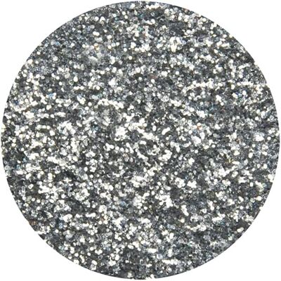 Eulenspiegel Glitter 6 g, Mittlerer Glitzer, Holografisch Silber Eulenspiegel Glitter 6 g, Mittlerer Glitzer, Holografisch Silber