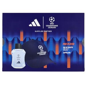 adidas , UEFA Champions League Pro Player, Eau de Toilette 100 ml und Champions League Cap Blau mit Visier adidas , UEFA Champions League Pro Player, Eau de Toilette 100 ml und Champions League Cap Blau mit Visier