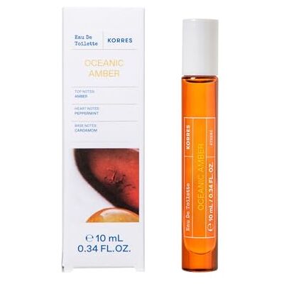 KORRES OCEANIC AMBER Eau de Toilette für Herren Reisegröße, maskuliner & orientalischer Herrenduft, ideal für unterwegs, vegan, 10 ml KORRES OCEANIC AMBER Eau de Toilette für Herren Reisegröße, maskuliner & orientalischer Herrenduft, ideal für unterwegs, vegan, 10 ml
