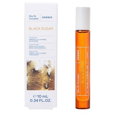 KORRES BLACK SUGAR Eau de Toilette für Damen Reisegröße, floraler, süßer, luxuriöser & orientalischer Damenduft, ideal für unterwegs, vegan, 10 ml KORRES BLACK SUGAR Eau de Toilette für Damen Reisegröße, floraler, süßer, luxuriöser & orientalischer Damenduft, ideal für unterwegs, vegan, 10 ml