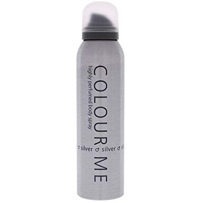 COLOUR ME Silver Fragrance for Men 150ml Body Spray, by Milton-Lloyd COLOUR ME Silver Fragrance for Men 150ml Body Spray, by Milton-Lloyd