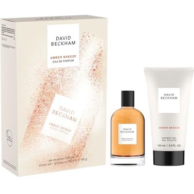 DAVID BECKHAM , Geschenkset für ihn Collection Amber Breeze, mit Eau de Parfum & Duschschaum, aromatischer Duft, bernsteinfarben, 100 ml & 150 ml DAVID BECKHAM , Geschenkset für ihn Collection Amber Breeze, mit Eau de Parfum & Duschschaum, aromatischer Duft, bernsteinfarben, 100 ml & 150 ml