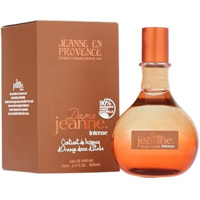 Jeanne En Provence – Damenparfüm Dame Jeanne Intense – Eau de Parfum – 75 ml Sprühflasche – Hergestellt in Grasse Jeanne En Provence – Damenparfüm Dame Jeanne Intense – Eau de Parfum – 75 ml Sprühflasche – Hergestellt in Grasse