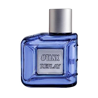 Replay #TANK For Him Eau de Toilette für den Mann Herrenduft mit einem energetischen Charakter und einem modernen Stil, Duft Zitrusfrucht Aromatisch. 30 ml Flasche Replay #TANK For Him Eau de Toilette für den Mann Herrenduft mit einem energetischen Charakter und einem modernen Stil, Duft Zitrusfrucht Aromatisch. 30 ml Flasche