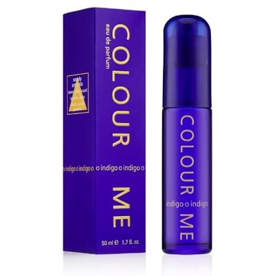 COLOUR ME FARBE MICH IndigoParfüm für Damen .50 mlEau de Parfum. Luxusduft -Damen Parfüm Lang anhaltende Damenparfumsvon Milton-Lloyd COLOUR ME FARBE MICH IndigoParfüm für Damen .50 mlEau de Parfum. Luxusduft -Damen Parfüm Lang anhaltende Damenparfumsvon Milton-Lloyd