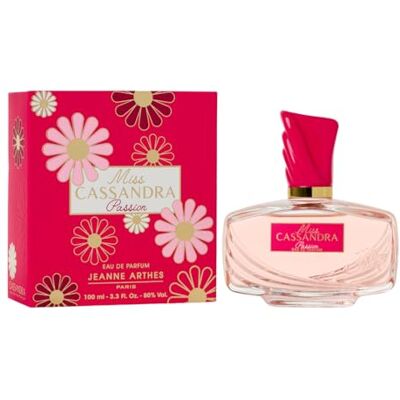 Jeanne Arthes – Eau de Parfum für Damen – Miss Cassandra Passion – Sprühflasche 100 ml – Hergestellt in Grasse Jeanne Arthes – Eau de Parfum für Damen – Miss Cassandra Passion – Sprühflasche 100 ml – Hergestellt in Grasse