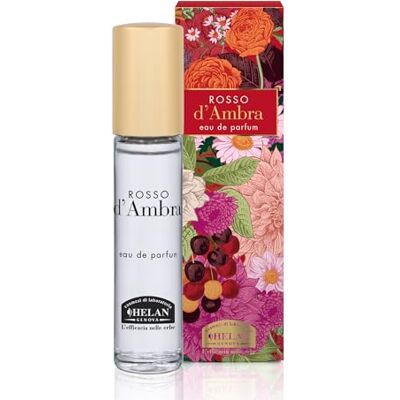 Helan , Rosso d'Ambra – Damenduft mit süßen Mandeln, Eau de Parfum für Damen, fruchtig, holziger Bernstein, Frauenduft mit ausgewogenen Noten süß und würzig, Duft Made in Italy, 10 ml Helan , Rosso d'Ambra – Damenduft mit süßen Mandeln, Eau de Parfum für Damen, fruchtig, holziger Bernstein, Frauenduft mit ausgewogenen Noten süß und würzig, Duft Made in Italy, 10 ml