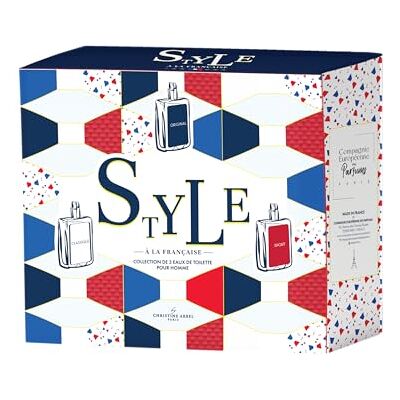 Christine Arbel Paris Kennenlernset Kollektion Eau de Toilette STYLE ORIGINAL + CLASSIQUE + SPORT – Herrenparfum – 3 x Sprühflakon 30 ml Christine Arbel Paris Kennenlernset Kollektion Eau de Toilette STYLE ORIGINAL + CLASSIQUE + SPORT – Herrenparfum – 3 x Sprühflakon 30 ml