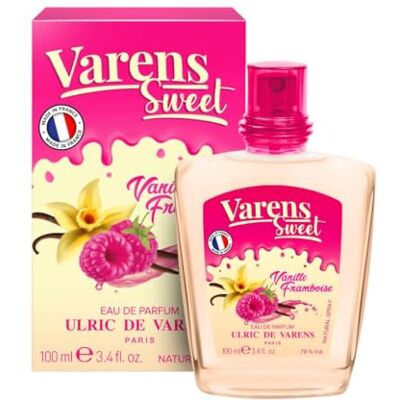 Ulric de Varens Varens Sweet Vanille Frambeere Eau de Parfum für Damen – 100 ml – Duft Gourmand Himbeere und Vanille – Zerstäuber – Made in France Ulric de Varens Varens Sweet Vanille Frambeere Eau de Parfum für Damen – 100 ml – Duft Gourmand Himbeere und Vanille – Zerstäuber – Made in France