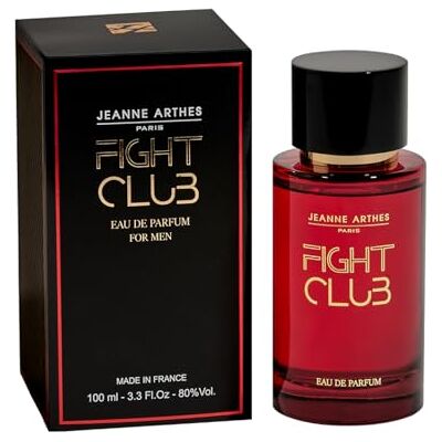Jeanne Arthes – Herrenparfüm – Fight Club – Eau de Parfum – 100 ml Sprühflasche – Sandelholz & Vanille – Hergestellt in Grasse Jeanne Arthes – Herrenparfüm – Fight Club – Eau de Parfum – 100 ml Sprühflasche – Sandelholz & Vanille – Hergestellt in Grasse