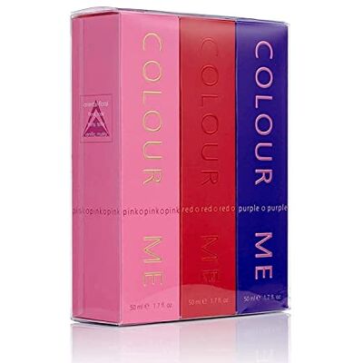 COLOUR ME Pink/Purple/Red Fragrance for Women 50ml Eau de Toilette, by Milton-Lloyd COLOUR ME Pink/Purple/Red Fragrance for Women 50ml Eau de Toilette, by Milton-Lloyd