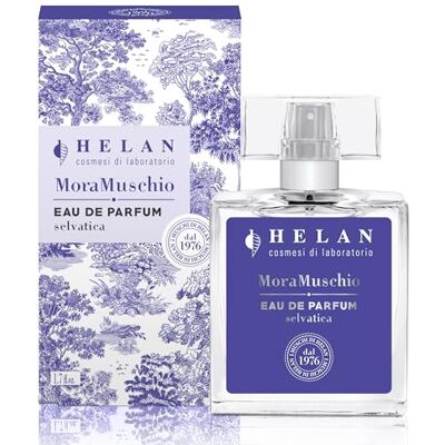 Helan Mora Moschus Damenparfum, Eau de Parfum Wild, fruchtig, blumig und Moschus mit Brombeere, Himbeere, Blaubeere, Wildrose und Sandelholz 50 ml, Made in Italy Helan Mora Moschus Damenparfum, Eau de Parfum Wild, fruchtig, blumig und Moschus mit Brombeere, Himbeere, Blaubeere, Wildrose und Sandelholz 50 ml, Made in Italy