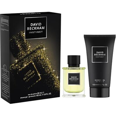 DAVID BECKHAM Instinct Eau de Parfum- und Duschgel-Geschenkset für Männer, fesselnder Fougère-Zitrusduft, 50 ml + 150 ml DAVID BECKHAM Instinct Eau de Parfum- und Duschgel-Geschenkset für Männer, fesselnder Fougère-Zitrusduft, 50 ml + 150 ml