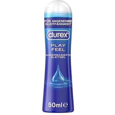 Durex Play Feel Gleitgel – Wasserbasiertes Gleitmittel für angenehme Gleitfähigkeit, sanft & pH-freundlich – 50 ml Durex Play Feel Gleitgel – Wasserbasiertes Gleitmittel für angenehme Gleitfähigkeit, sanft & pH-freundlich – 50 ml