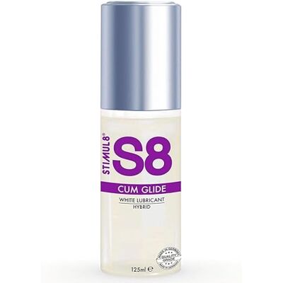 STIMUL8 S8 Hybrid Cum Glide 125 ml – Intensives Gleitgel, Spezial Formel STIMUL8 S8 Hybrid Cum Glide 125 ml – Intensives Gleitgel, Spezial Formel