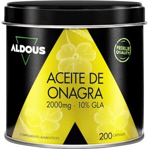 Aldous Bio Nachtkerzenöl 2000 mg – 200 Kapseln mit Omega 6, 10% GLA – Kaltgepresstes Nachtkerzenöl – Nahrungsergänzungsmittel für die Menopause – Bei prämenstruellem Syndrom, Fruchtbarkeit – Vegan, ohne Zusatzs Aldous Bio Nachtkerzenöl 2000 mg – 200 Kapseln mit Omega 6, 10% GLA – Kaltgepresstes Nachtkerzenöl – Nahrungsergänzungsmittel für die Menopause – Bei prämenstruellem Syndrom, Fruchtbarkeit – Vegan, ohne Zusatzs