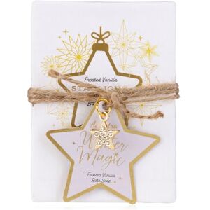 accentra Handseife WINTER MAGIC in Geschenkverpackung mit Charm-Anhänger Stern in gold, 100g Seife, Duft Frosted Vanilla, exklusives Weihnachtsgeschenk für Frauen accentra Handseife WINTER MAGIC in Geschenkverpackung mit Charm-Anhänger Stern in gold, 100g Seife, Duft Frosted Vanilla, exklusives Weihnachtsgeschenk für Frauen