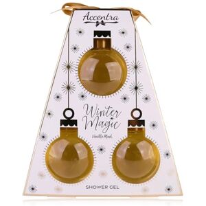accentra Badeset WINTER MAGIC in Geschenkbox, inkl. 3 x 150ml Duschgel in Christbaumkugel-Design, Duft: Vanille-Moschus, Frauen Geschenk Weihnachten in Weihnachtskugel accentra Badeset WINTER MAGIC in Geschenkbox, inkl. 3 x 150ml Duschgel in Christbaumkugel-Design, Duft: Vanille-Moschus, Frauen Geschenk Weihnachten in Weihnachtskugel